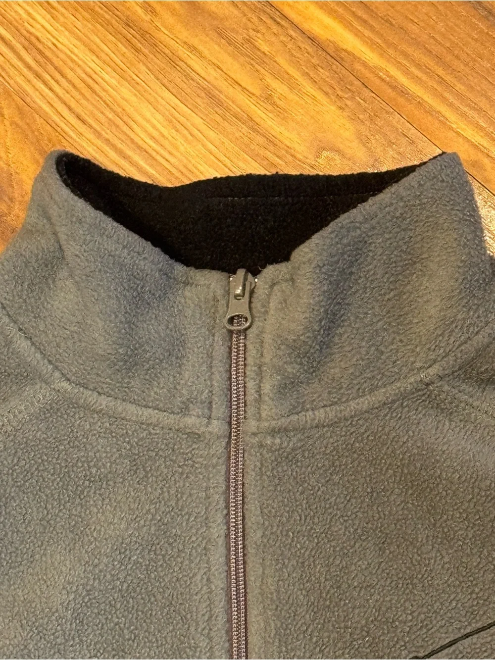 Beverly Hills Polo Club Men's Grey Quarter-Zip Fleece Sweater with Polo Logo